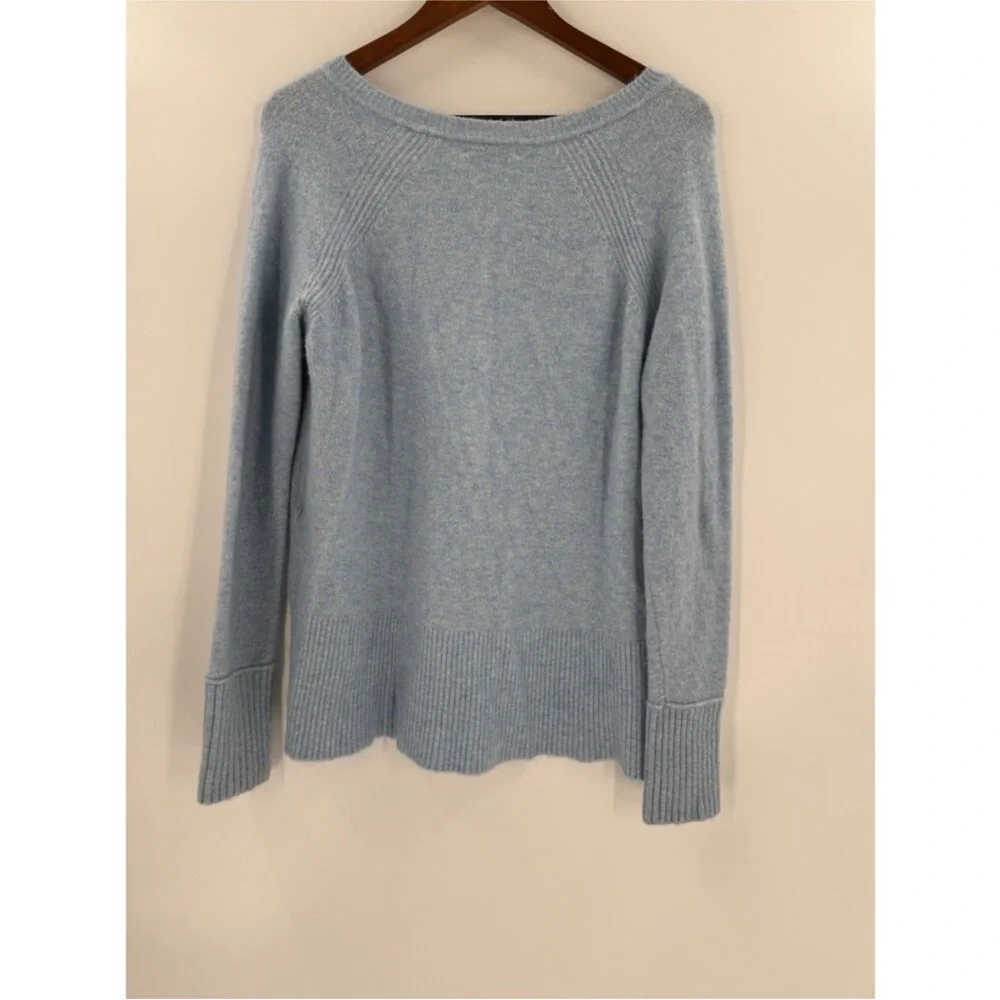 J. Crew Soft Blue Crew Neck Sweater